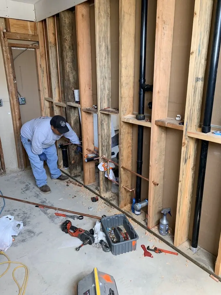 Commercial rough-in plumbing for Gas Line Repair in Tallmadge